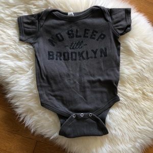 Gray beastie boys onesie- 12M. 3/$12